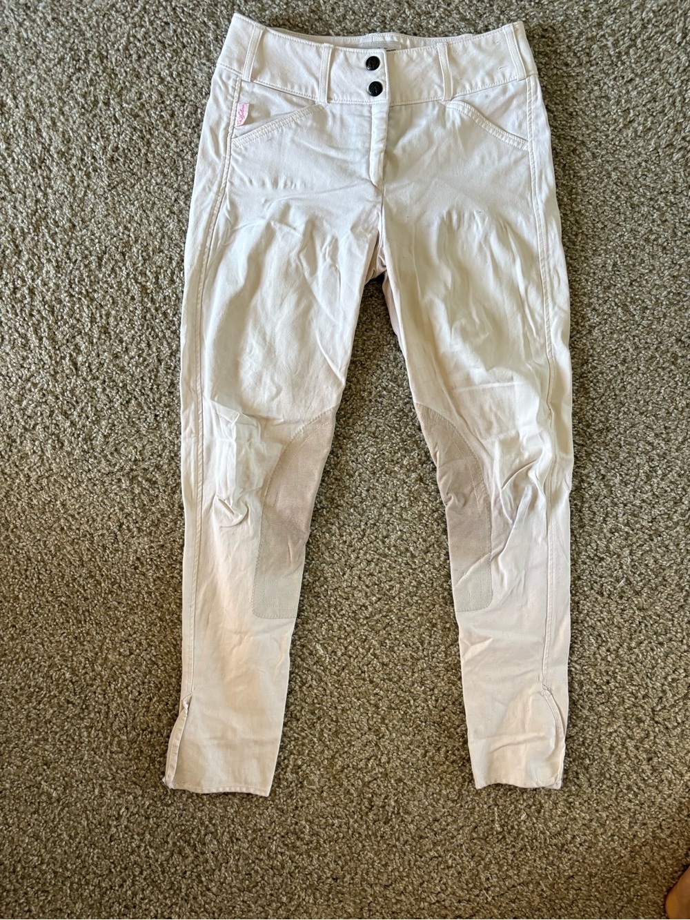 The Tailored Sportsman Whites Riding Breeches with Velcro Bottom